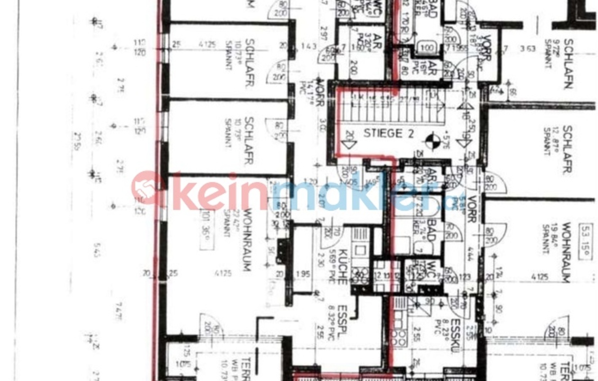Ruhige geräumige Terrassenwohnung, 3232 Bischofstetten; ID:0